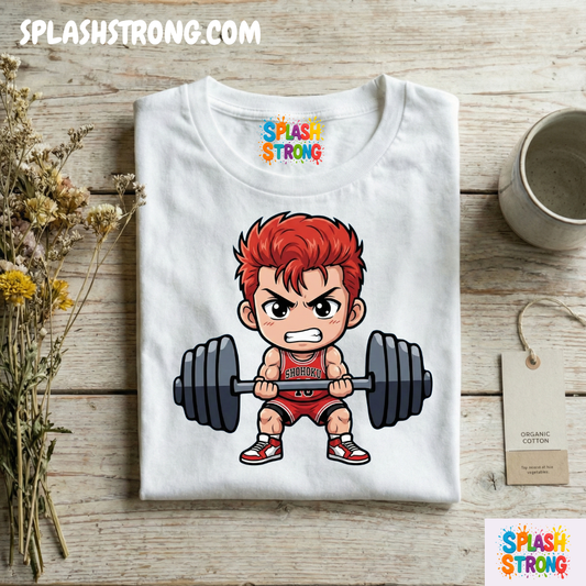 Hanamichi Sakuragi Strong | Polera 100% Algodón