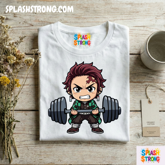 Tanjiro Kamado Strong | Polera 100% Algodón