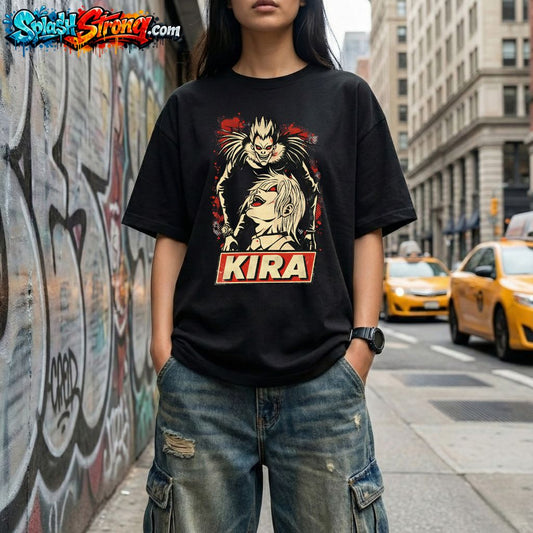 Kira Death Note polera-Camiseta | 100% Algodon