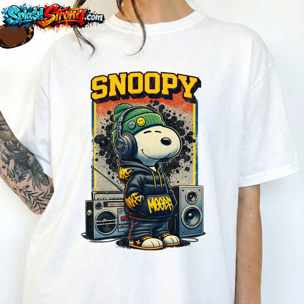 Snoopy polera-Camiseta | 100% Algodon
