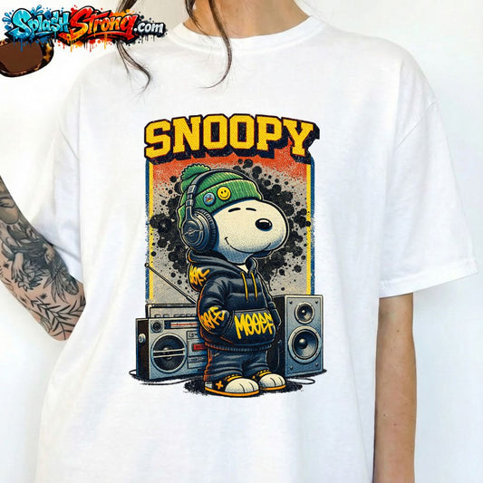 Snoopy polera-Camiseta | 100% Algodon