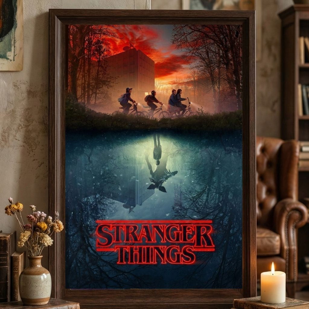 Cuadro decorativo - Diseños Tematicos- Stranger Thing