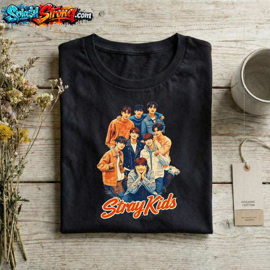 Stray Kids polera-Camiseta | 100% Algodon