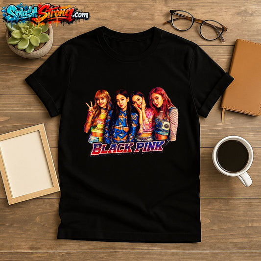 Black Pink polera-Camiseta | 100% Algodon