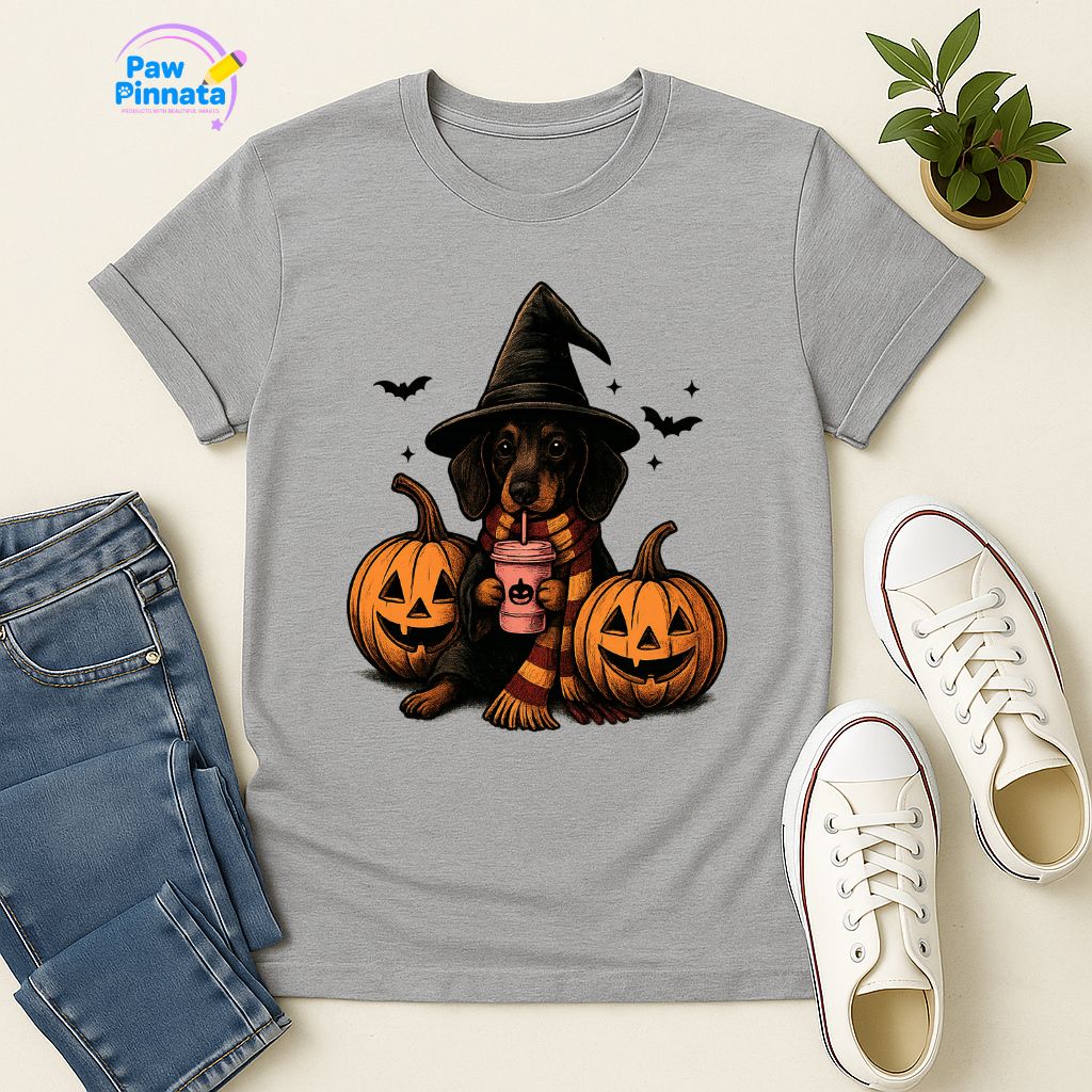 Polera Unisex Style| dachshund (Salchicha) | 100% Algodón| Dog Lover| Cat Lover| Magico| Estilo Escuela Magica