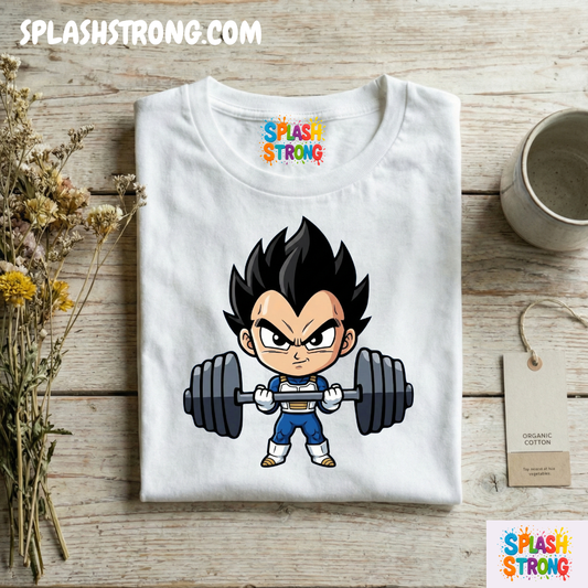 Vegeta Strong | Polera 100% Algodón