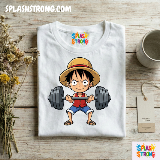 Monkey D. Luffy Strong | Polera 100% Algodón