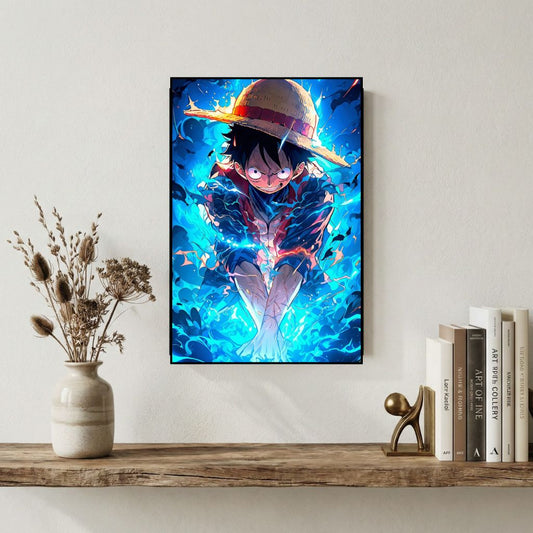 Cuadro decorativo - Diseños Tematicos- Luffy one piece