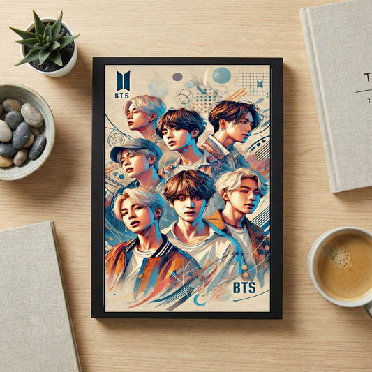 Cuadro decorativo - Diseños Tematicos- BTS