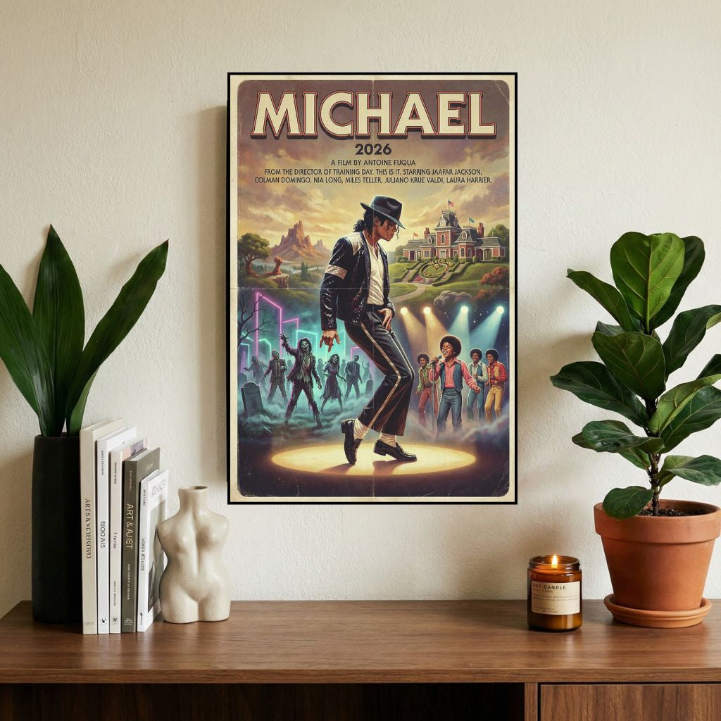 Cuadro decorativo - Diseños Tematicos- Michael Jackson