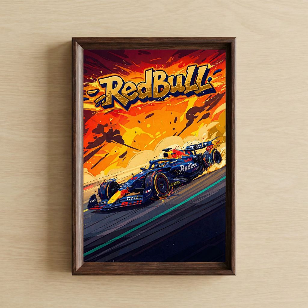 Cuadro decorativo - Diseños Tematicos- Redbull F1